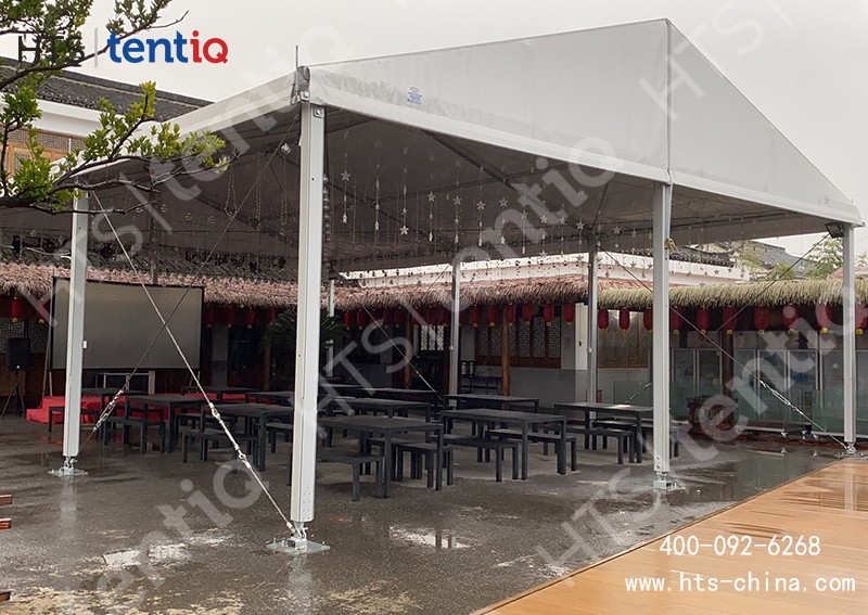 華燁為農家樂搭建了140平的多功能篷房,助力傳統農業產業轉型升級 華燁為農家樂搭建了140平的多功能篷房,助力傳統農業產業轉型升級