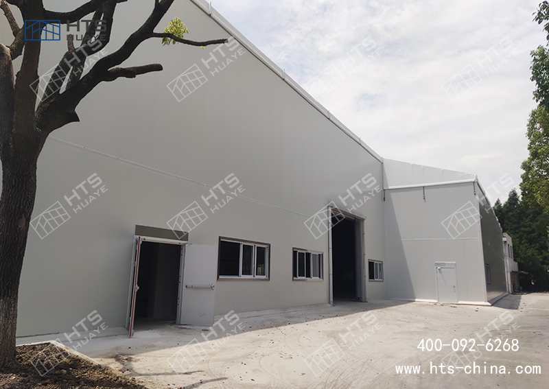 倉儲篷房滿足客戶立體倉庫要求,并且抗風11級 倉儲篷房滿足客戶立體倉庫要求,并且抗風11級