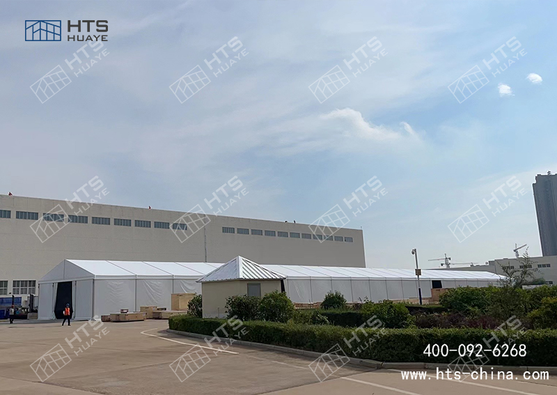 占地接近1400平方米的倉儲篷房,抗雪每平方20厘米 占地接近1400平方米的倉儲篷房,抗雪每平方20厘米