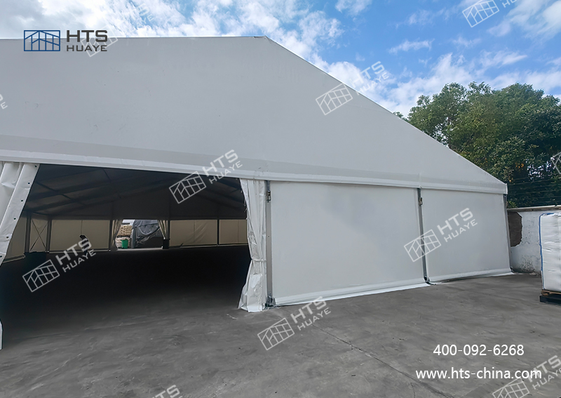 成功為橡膠和塑料制品業交付了一座定制化的倉儲篷房空間