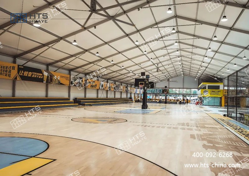 裝配式篷房籃球館可提升體育場(chǎng)地效能，助力全民健康與城市發(fā)展