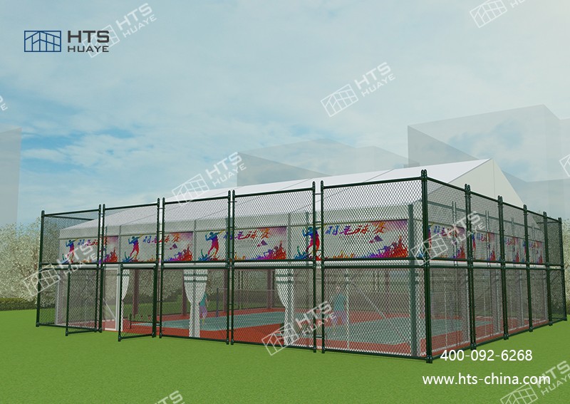 篷房羽毛球館解鎖全天候運動新體驗