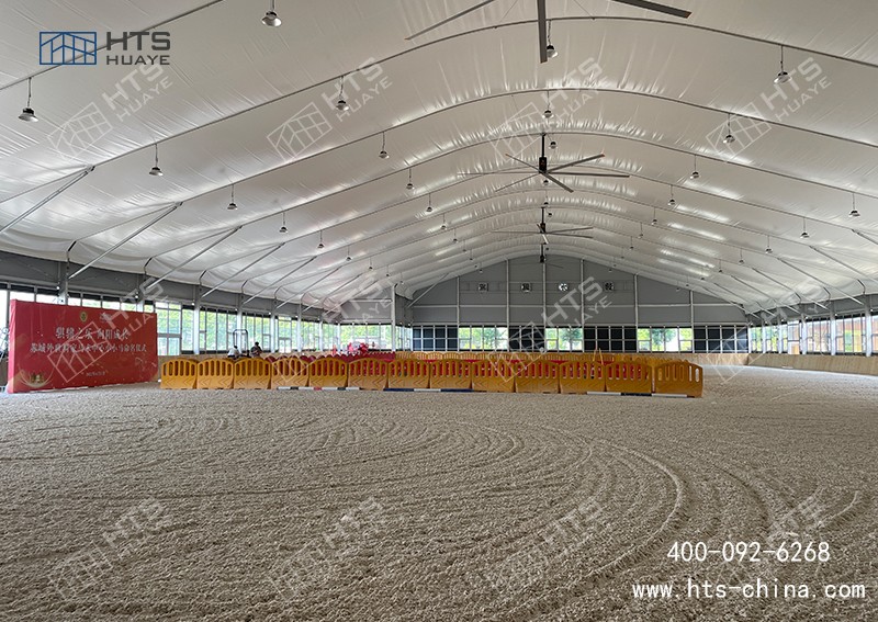 馬術(shù)館篷房高效統(tǒng)籌，打造校園馬術(shù)新地標(biāo)