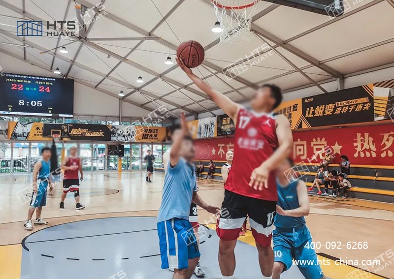 這款室外籃球場篷房值得在更多地方推廣應用